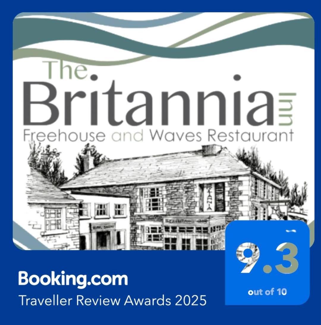 The Britannia Inn & Waves Restaurant St Austell Exterior photo